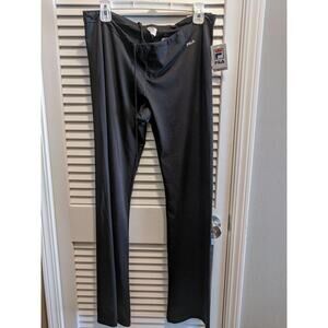 Fila black workout jazz polyester blend pants women's size M item FW113Q01 NWT